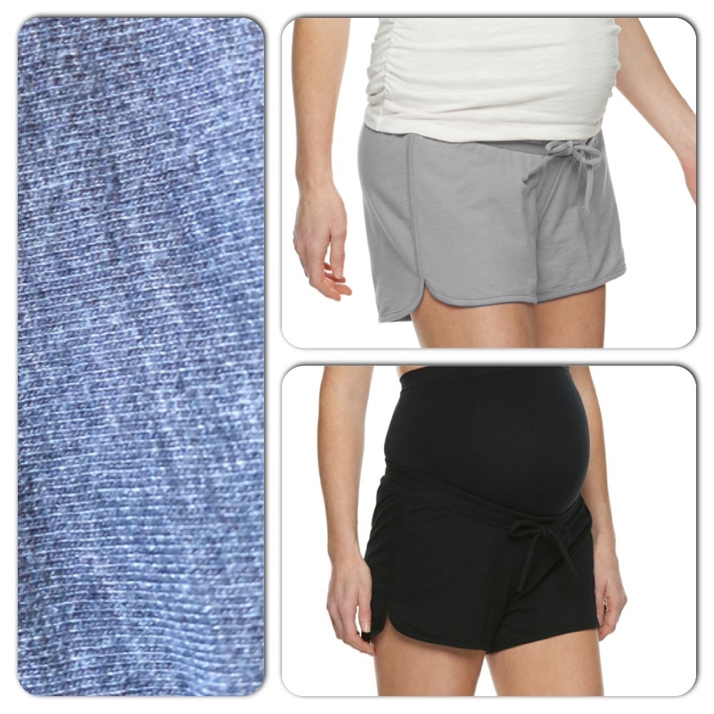 A:Glow Maternity Lounge Shorts Random Color